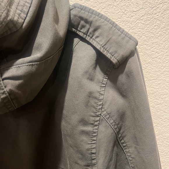 Men’s L.O.G.G. H&M Military Green Field Unisex Jacket w Hood - Picture 8 of 13